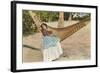 Woman in Hammock, Tehuantepec, Mexico-null-Framed Art Print