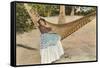 Woman in Hammock, Tehuantepec, Mexico-null-Framed Stretched Canvas