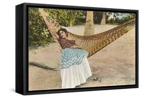 Woman in Hammock, Tehuantepec, Mexico-null-Framed Stretched Canvas