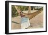 Woman in Hammock, Tehuantepec, Mexico-null-Framed Art Print