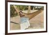 Woman in Hammock, Tehuantepec, Mexico-null-Framed Premium Giclee Print