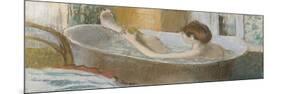 Woman in Her Bath, Sponging Her Leg, circa 1883-Edgar Degas-Mounted Giclee Print