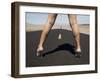 Woman in High Heels on Empty Road, Death Valley National Park, California-Angelo Cavalli-Framed Photographic Print