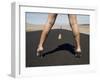 Woman in High Heels on Empty Road, Death Valley National Park, California-Angelo Cavalli-Framed Photographic Print