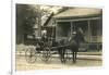 Woman in Horse-Drawn Buggy-null-Framed Premium Giclee Print