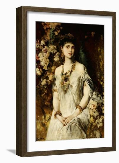 Woman in In Egyptian Costume-Hans Makart-Framed Giclee Print