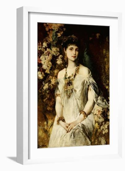 Woman in In Egyptian Costume-Hans Makart-Framed Giclee Print