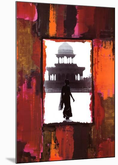 Woman in India-Anne Valverde-Mounted Art Print