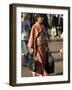 Woman in Kimono, Shibuya, Tokyo, Japan-Christian Kober-Framed Photographic Print
