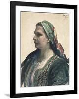Woman in Krakowien Corset, 1914-Leon Wyczolkowski-Framed Giclee Print