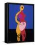 Woman in Labor-Diana Ong-Framed Stretched Canvas