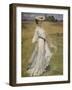 Woman in Lake Constance Landscape, 1904-Robert Weise-Framed Giclee Print