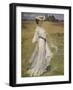 Woman in Lake Constance Landscape, 1904-Robert Weise-Framed Giclee Print