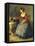 Woman in Latium Costume-Filippo Palizzi-Framed Stretched Canvas