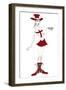 Woman in Mad Hatter's costume-Neale Osborne-Framed Giclee Print