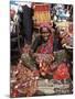 Woman in Market, Mapusa, Goa, India-Michael Short-Mounted Photographic Print