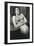 Woman in Old Fashioined Underwear-null-Framed Art Print