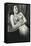 Woman in Old Fashioined Underwear-null-Framed Stretched Canvas