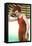 Woman in Old Fashioned Bathing Costume-null-Framed Stretched Canvas