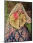 Woman in Old Russian Dress, 1916-Ivan Semyonovich Kulikov-Mounted Giclee Print