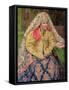 Woman in Old Russian Dress, 1916-Ivan Semyonovich Kulikov-Framed Stretched Canvas