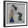 Woman in Oriental Dress, 1910-Léon Bakst-Framed Giclee Print