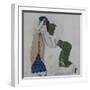 Woman in Oriental Dress, 1910-Léon Bakst-Framed Giclee Print