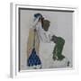 Woman in Oriental Dress, 1910-Léon Bakst-Framed Giclee Print