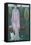 Woman in Park-Ruth Addinall-Framed Stretched Canvas