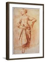 Woman in Peasant Dress, Early 1670S-Adriaen van de Velde-Framed Giclee Print