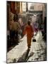 Woman in Pink, Medina Souk, Marrakech, Morocco, North Africa, Africa-Charles Bowman-Mounted Photographic Print