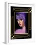 Woman In Purple Hat Frame 3-Art Deco Designs-Framed Giclee Print