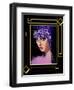 Woman In Purple Hat Frame 3-Art Deco Designs-Framed Giclee Print