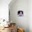 Woman in Purple Hat-null-Stretched Canvas displayed on a wall