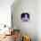 Woman in Purple Hat-null-Stretched Canvas displayed on a wall