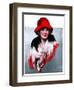 "Woman in Red Hat,"March 3, 1923-Neysa Mcmein-Framed Premium Giclee Print