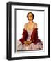 "Woman in Red Stole,"July 22, 1933-Penrhyn Stanlaws-Framed Giclee Print