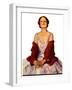 "Woman in Red Stole,"July 22, 1933-Penrhyn Stanlaws-Framed Giclee Print