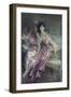 Woman in Rose, Olivia De Subercaseaux Concha-Giovanni Boldini-Framed Art Print