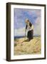 Woman in Sand, Circa 1875-Giuseppe De Nittis-Framed Giclee Print