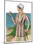 "Woman in Sandtrap,"June 9, 1928-Penrhyn Stanlaws-Mounted Premium Giclee Print