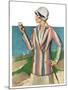 "Woman in Sandtrap,"June 9, 1928-Penrhyn Stanlaws-Mounted Premium Giclee Print