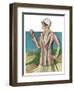 "Woman in Sandtrap,"June 9, 1928-Penrhyn Stanlaws-Framed Giclee Print