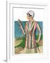 "Woman in Sandtrap,"June 9, 1928-Penrhyn Stanlaws-Framed Giclee Print