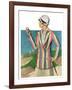 "Woman in Sandtrap,"June 9, 1928-Penrhyn Stanlaws-Framed Giclee Print