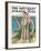 "Woman in Sandtrap," Saturday Evening Post Cover, June 9, 1928-Penrhyn Stanlaws-Framed Giclee Print