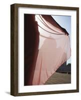 Woman in Sari at Taj Mahal, Agra, Uttar Pradesh, India (Mr)-Ian Trower-Framed Photographic Print