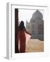 Woman in Sari at Taj Mahal, Agra, Uttar Pradesh, India (Mr)-Ian Trower-Framed Photographic Print