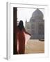 Woman in Sari at Taj Mahal, Agra, Uttar Pradesh, India (Mr)-Ian Trower-Framed Photographic Print