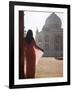 Woman in Sari at Taj Mahal, Agra, Uttar Pradesh, India (Mr)-Ian Trower-Framed Photographic Print